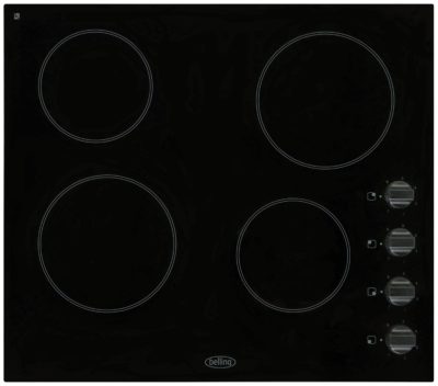 Belling CH60RV MK2 Ceramic Hob - Black.